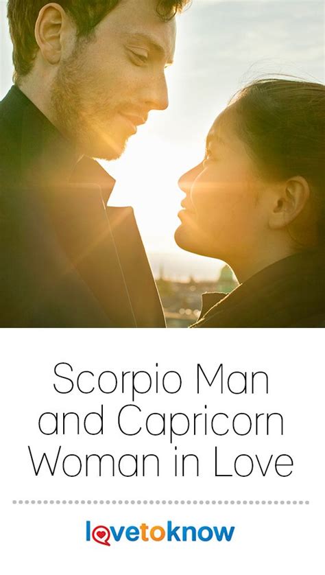 scorpio man dating capricorn woman